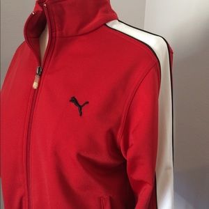 puma red jacket womens